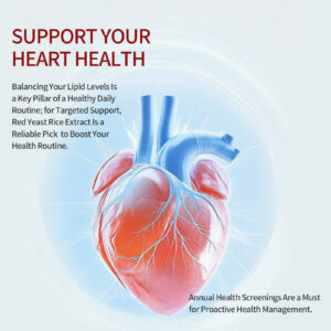 Red Yeast Rice CoQ10 capsules healthy heart wellness lifestyle